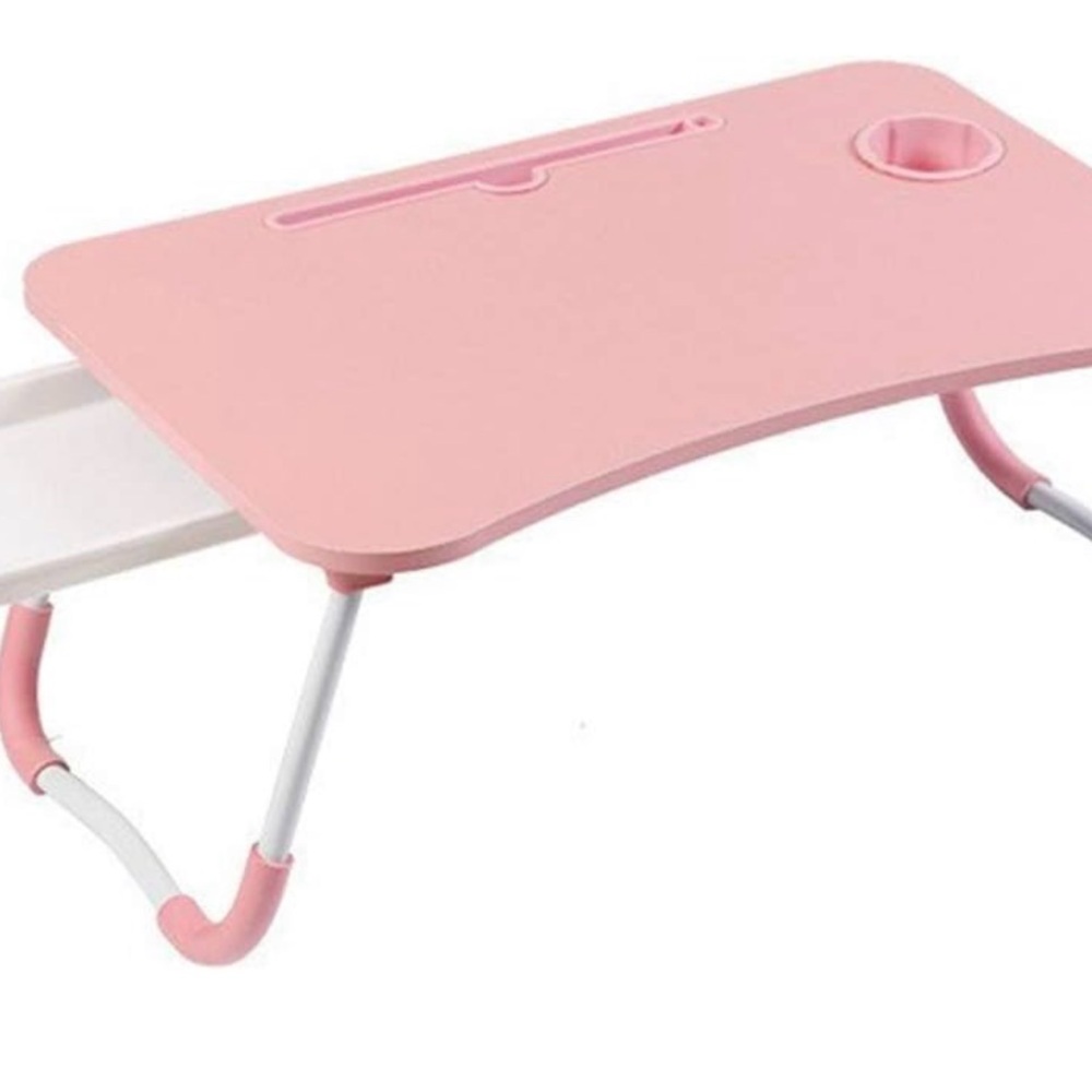 Pink Foldable Laptop Desk
